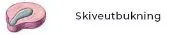 Illustrasjon av en skive med skiveutbukning.